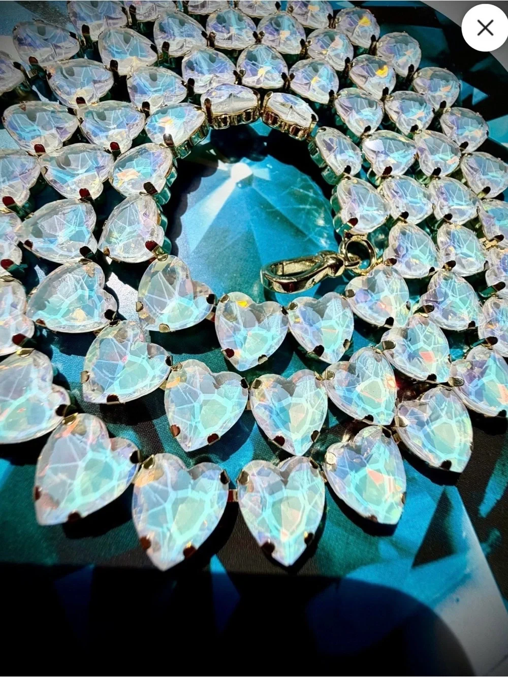 Feedmegems NEW Opalescent Sweetheart Reverie Necklace in Iridescent. Never worn.